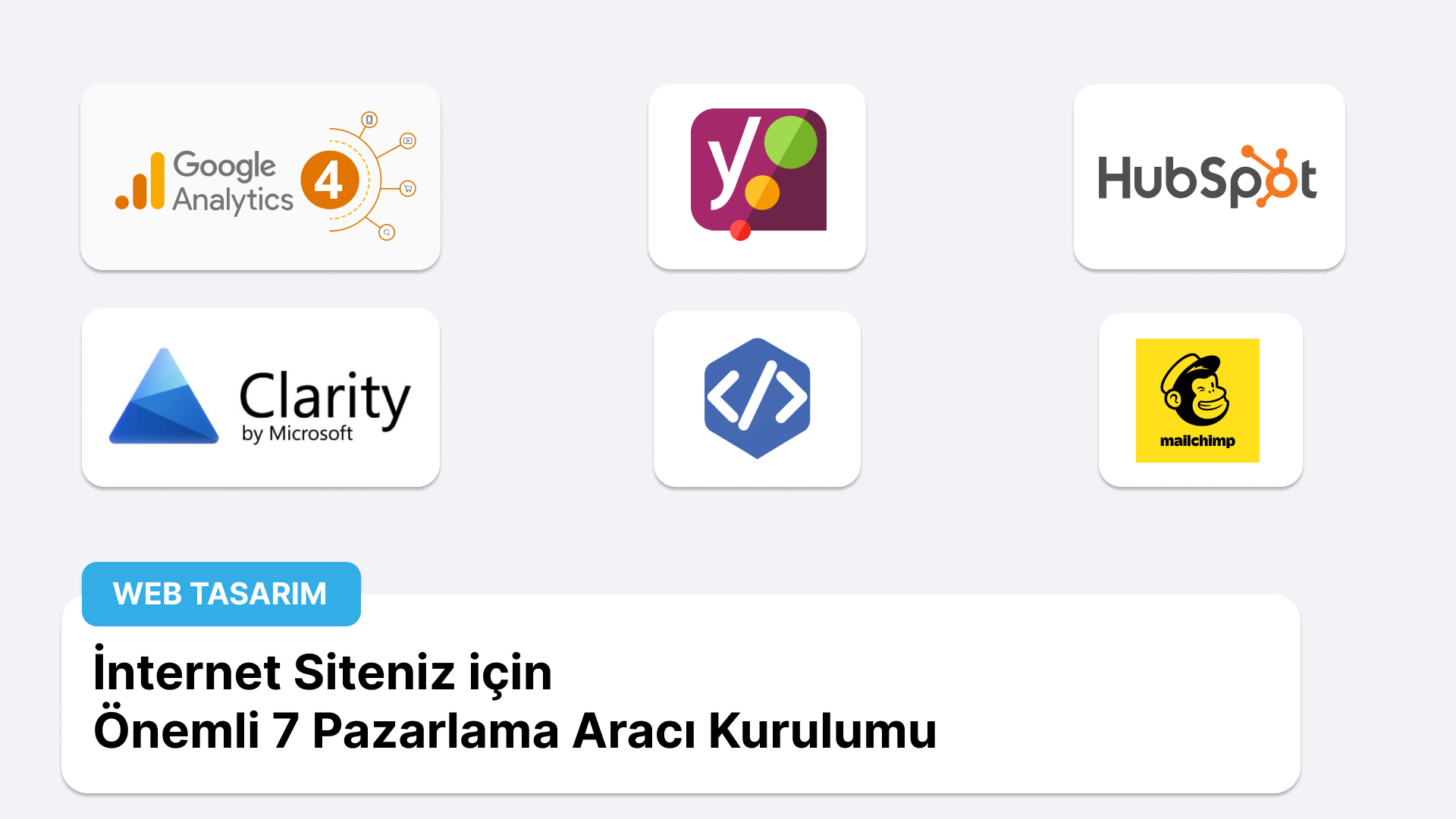 İnternet Siteniz için Önemli 7 Pazarlama Aracı Kurulumu